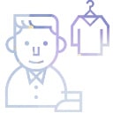 クリーニング屋さんを表す画像